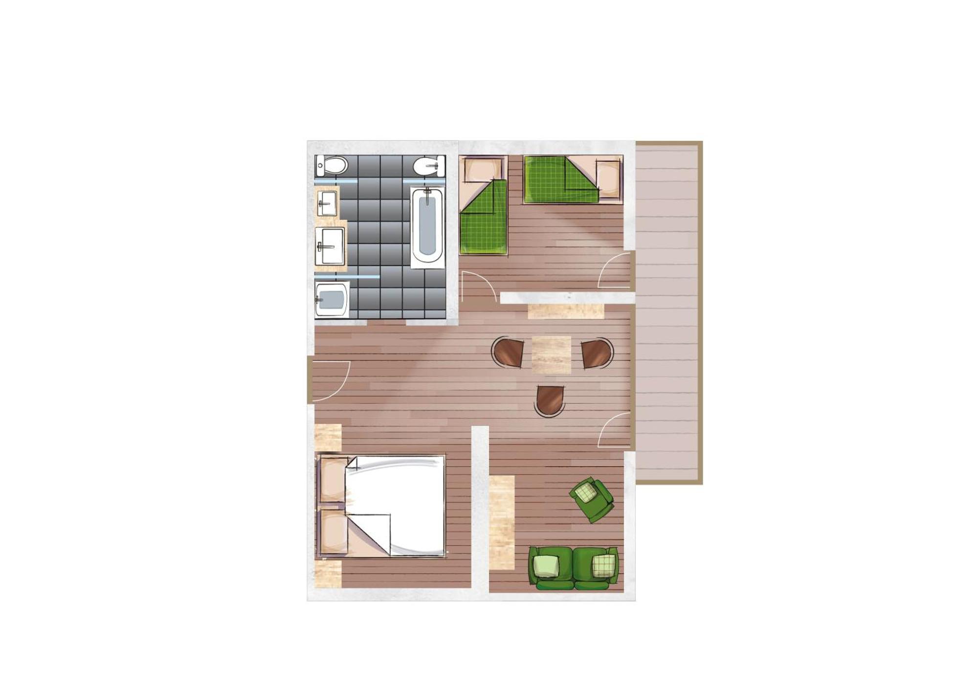 Familienhotel Huber 瓦勒斯 外观 照片